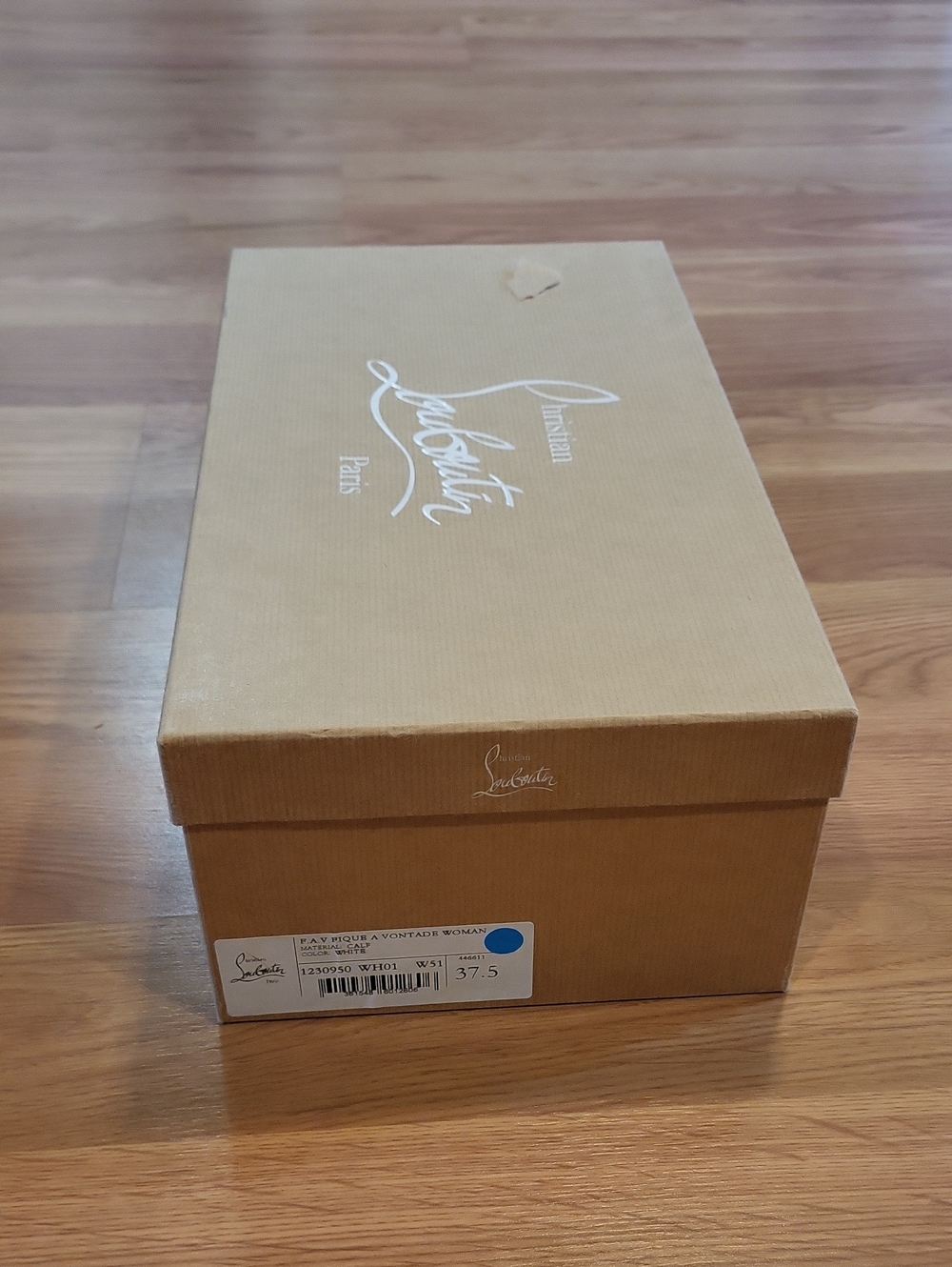 NIB Christian Louboutin F.A.V Fique A Vontade Woman Sneakers Size 37.5 - Picture 10 of 10